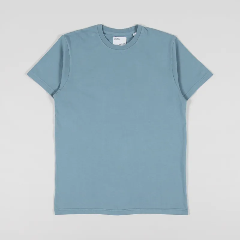 Colorful Standard Classic Organic T Shirt Stone Blue