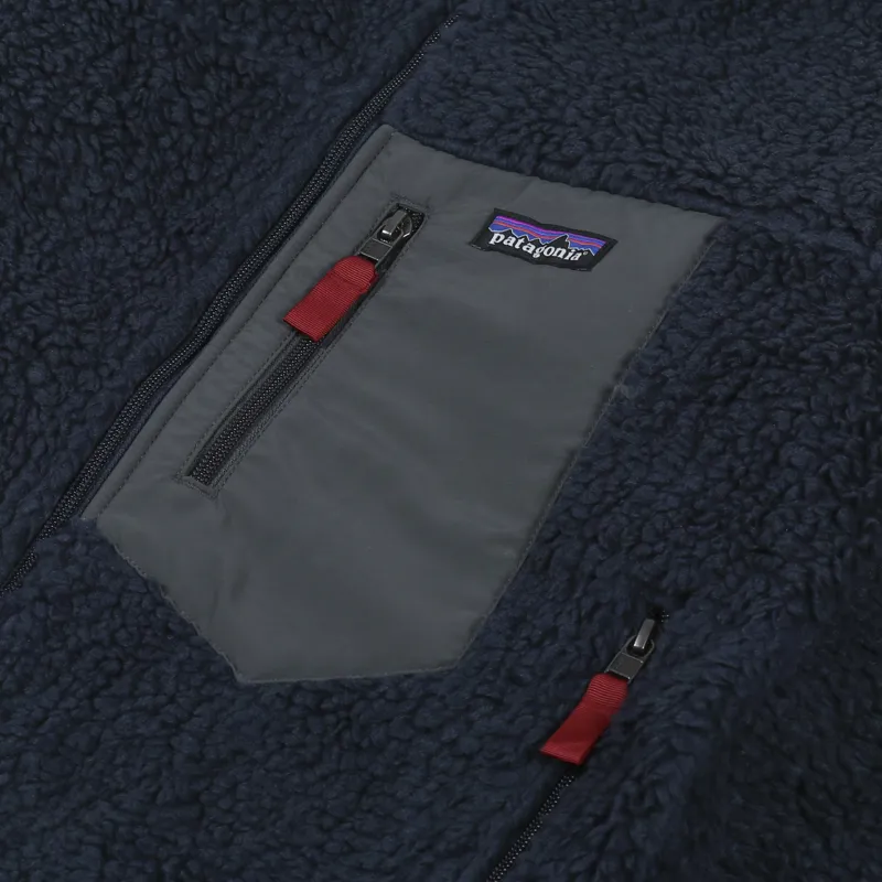 Patagonia Classic Retro-X Fleece Jacket New Navy Wax Red-7