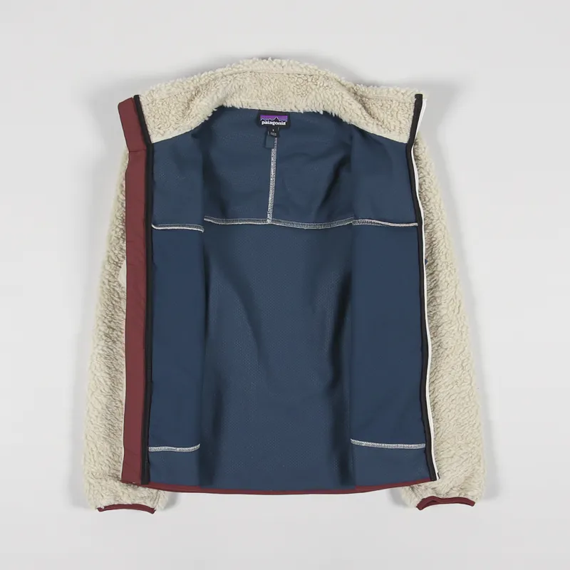 Patagonia Classic Retro-X Fleece Jacket Dark Natural Sequoia Red-1