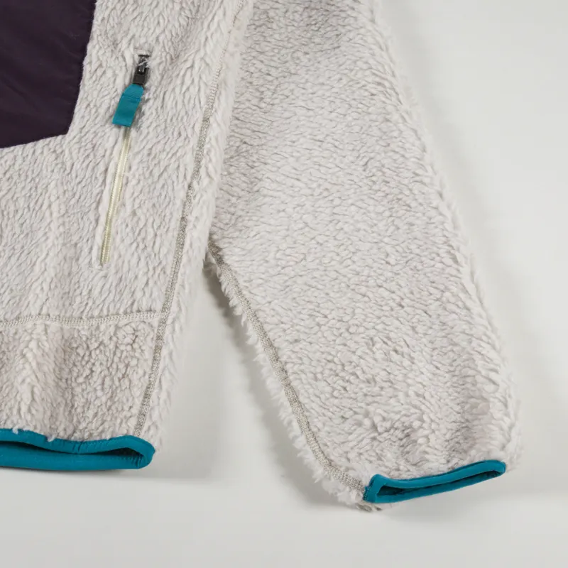 Patagonia Classic Retro-X Fleece Jacket Natural Obsidian Plum-7