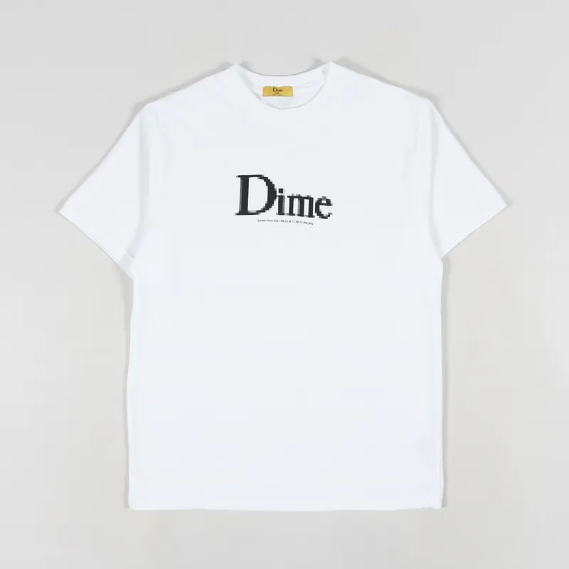 関税送料込み【DIME】Sil T-Shirt (White) Dime MTL Mens Short Sleeve Classic Screenshot T Shirt White