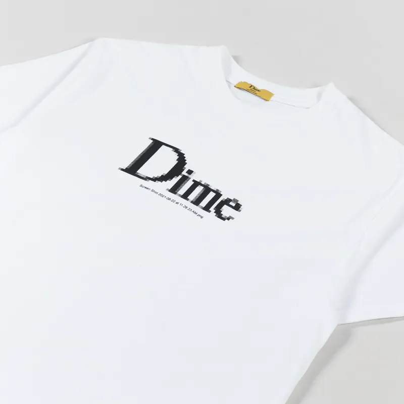 Dime Classic Screenshot T Shirt White-2