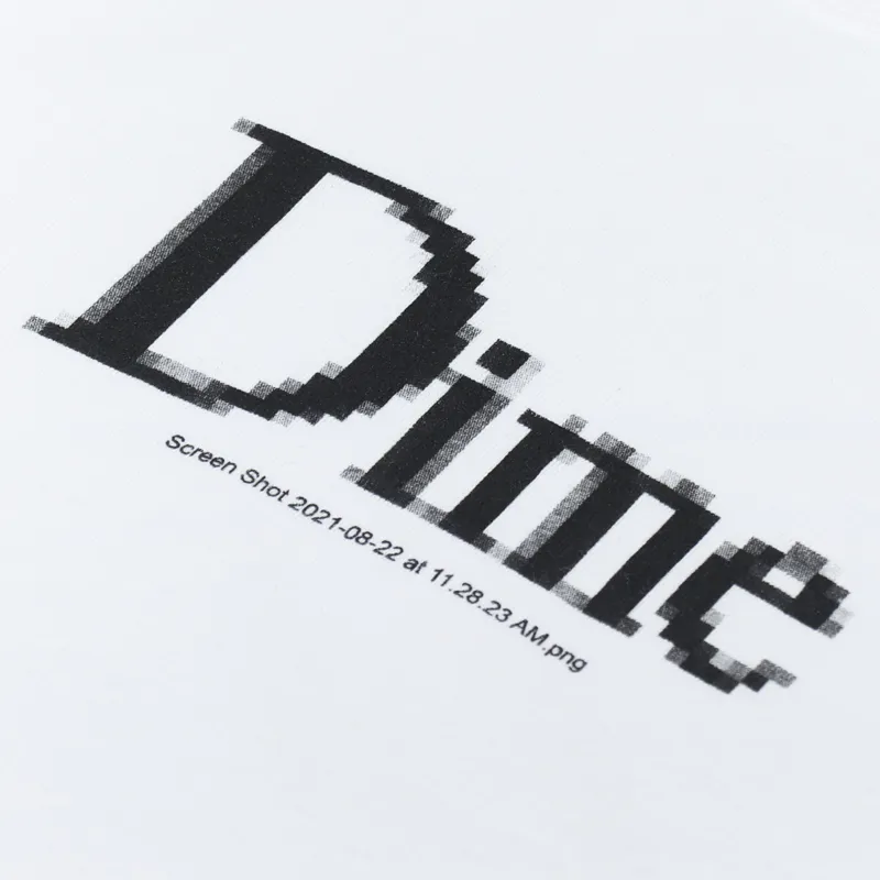 Dime Classic Screenshot T Shirt White-1