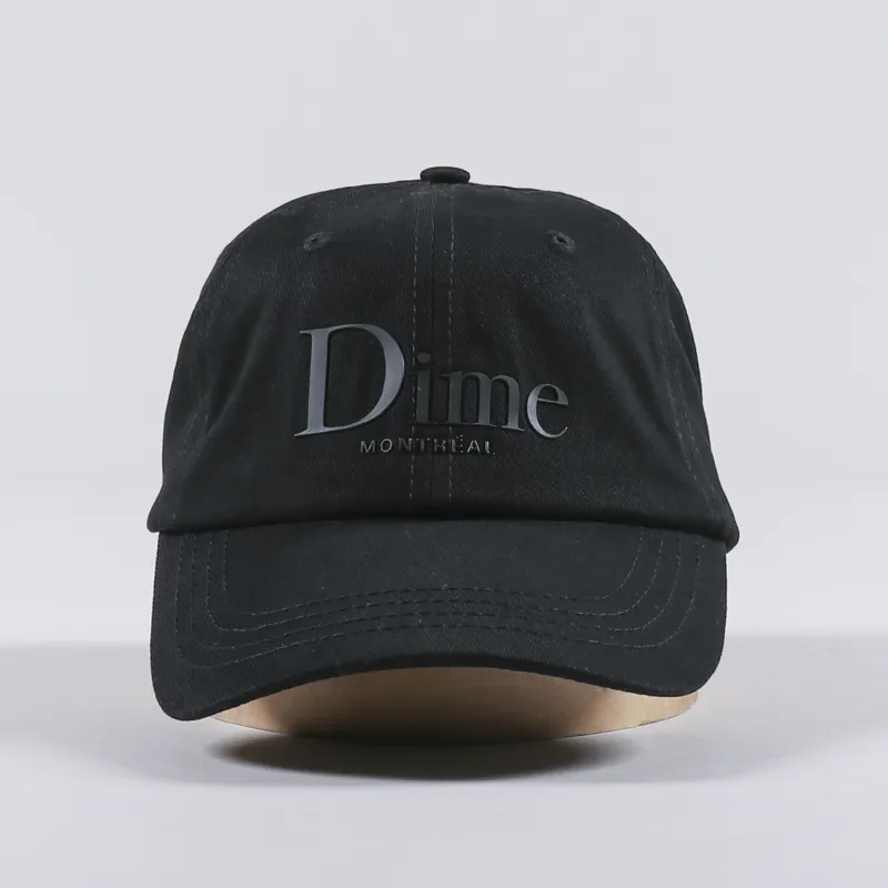Dime Classic Silicone Logo Cap Black-2