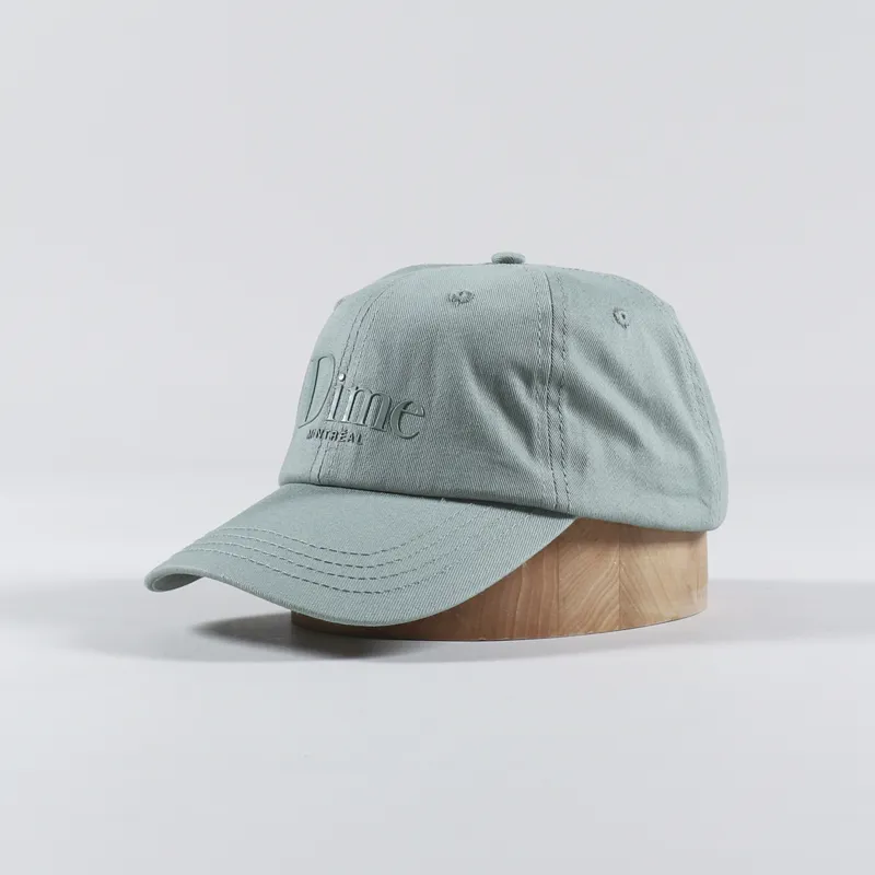 Dime MTL Mens Classic Silicone Logo Cap Sage Green