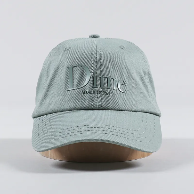 Dime MTL Mens Classic Silicone Logo Cap Sage Green