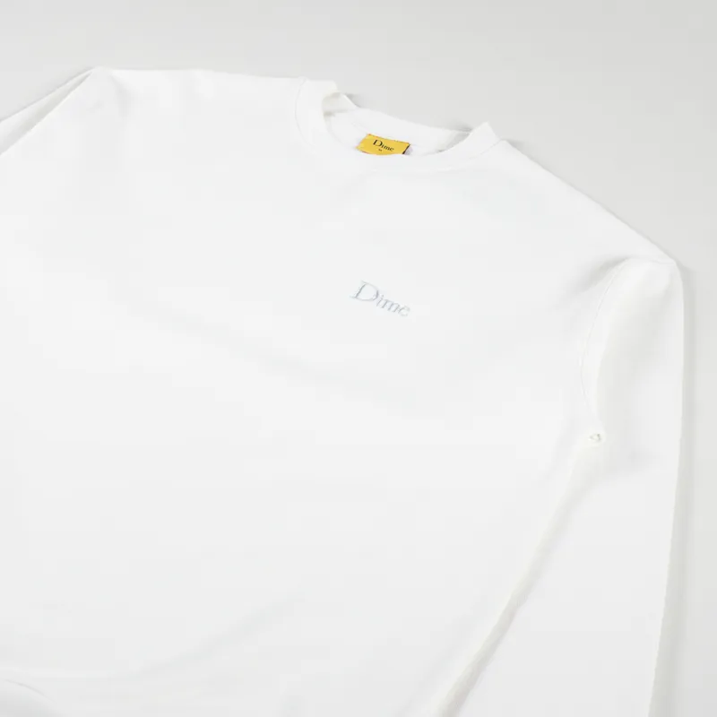 Dime Classic Small Logo Crew Neck Sweat Bone-2