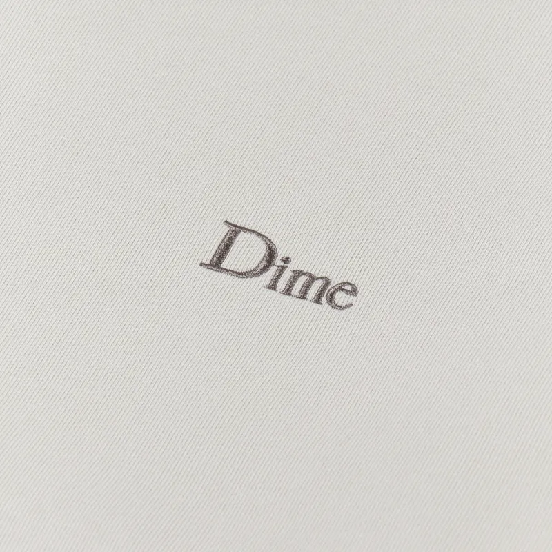 Dime Classic Small Logo Crew Neck Sweat Fog-4