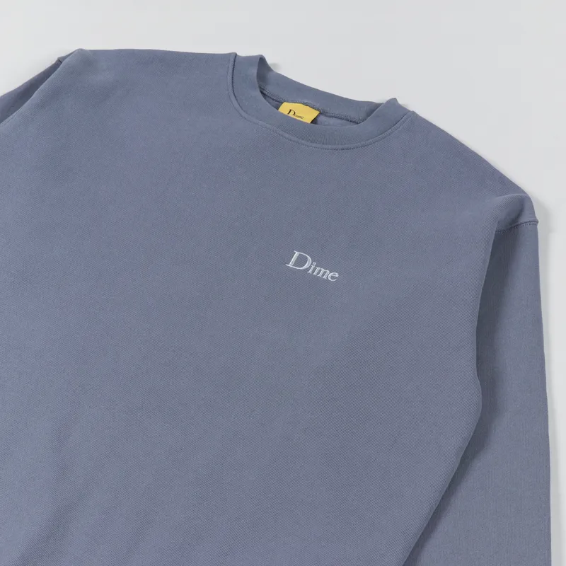 Dime Classic Small Logo Crew Neck Sweat Iron-2