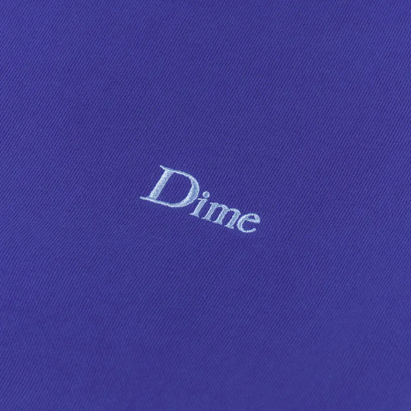Dime Classic Small Logo Crew Neck Sweat Ultramarine-5