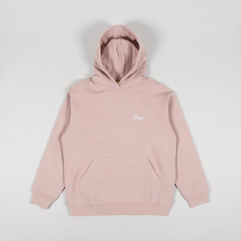 Dime Classic Small Logo Hoodie Old Pink