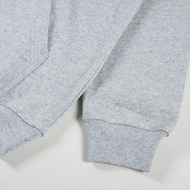 Dime Classic Small Logo Hoodie Heather Grey-4