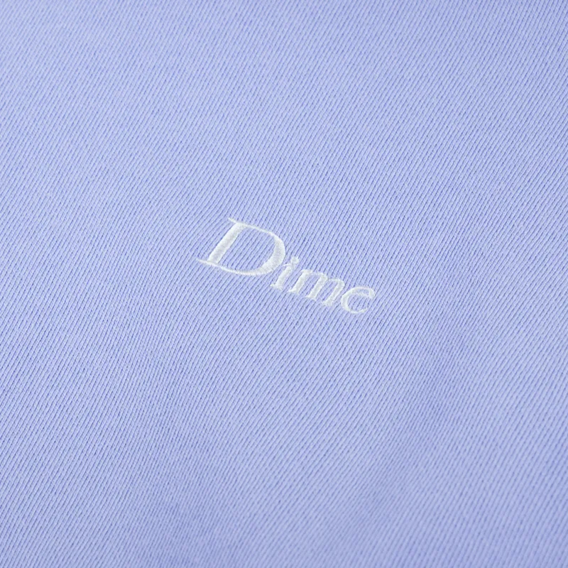 Dime Classic Small Logo Hoodie Light Indigo-2