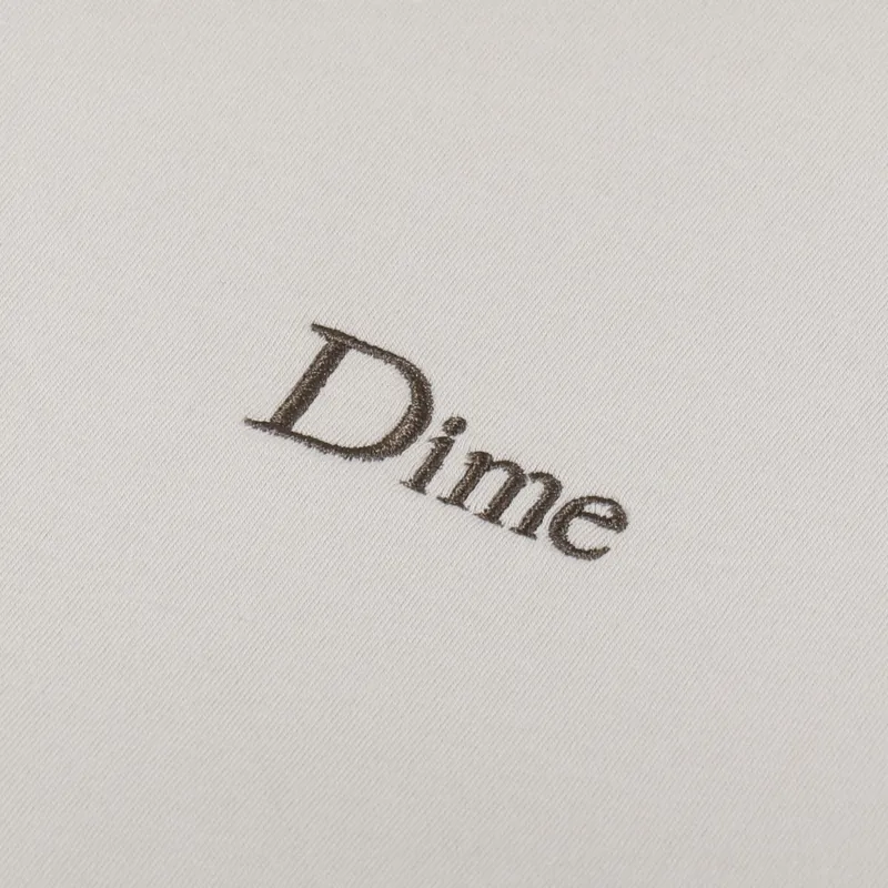 Dime Classic Small Logo T Shirt Fog-1
