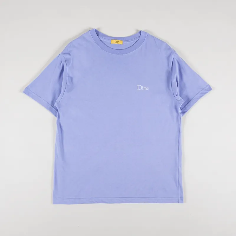 Dime Classic Small Logo T Shirt Light Indigo