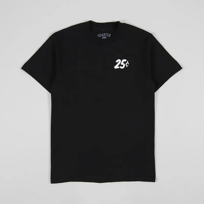 Quartersnacks Classic Snackman T Shirt Black-1