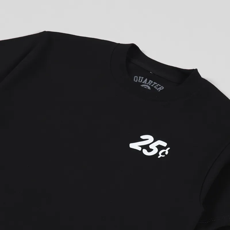 Quartersnacks Classic Snackman T Shirt Black-3