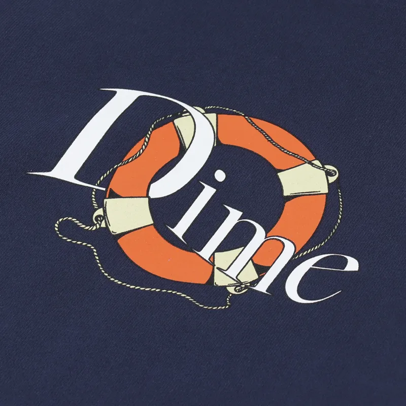 Dime Classic SOS Hoodie Navy-5