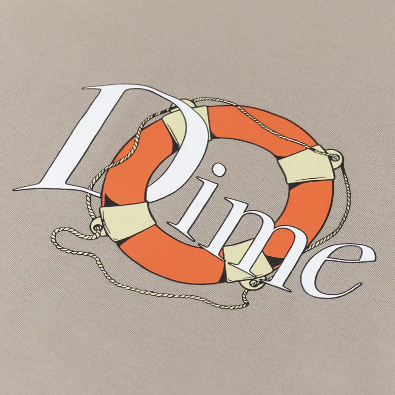 Dime Classic SOS T Shirt Camel-1