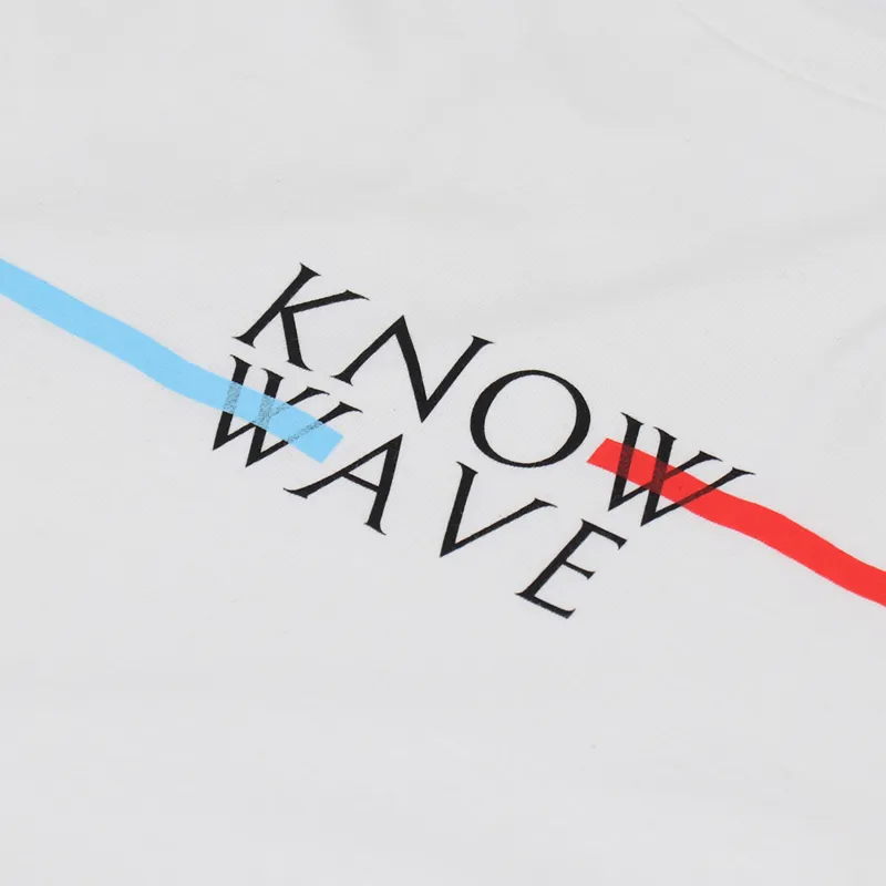 Know Wave Classic Spread Long Sleeve T Shirt White-3