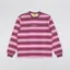 Dime Classic Striped Long Sleeve T Shirt Red