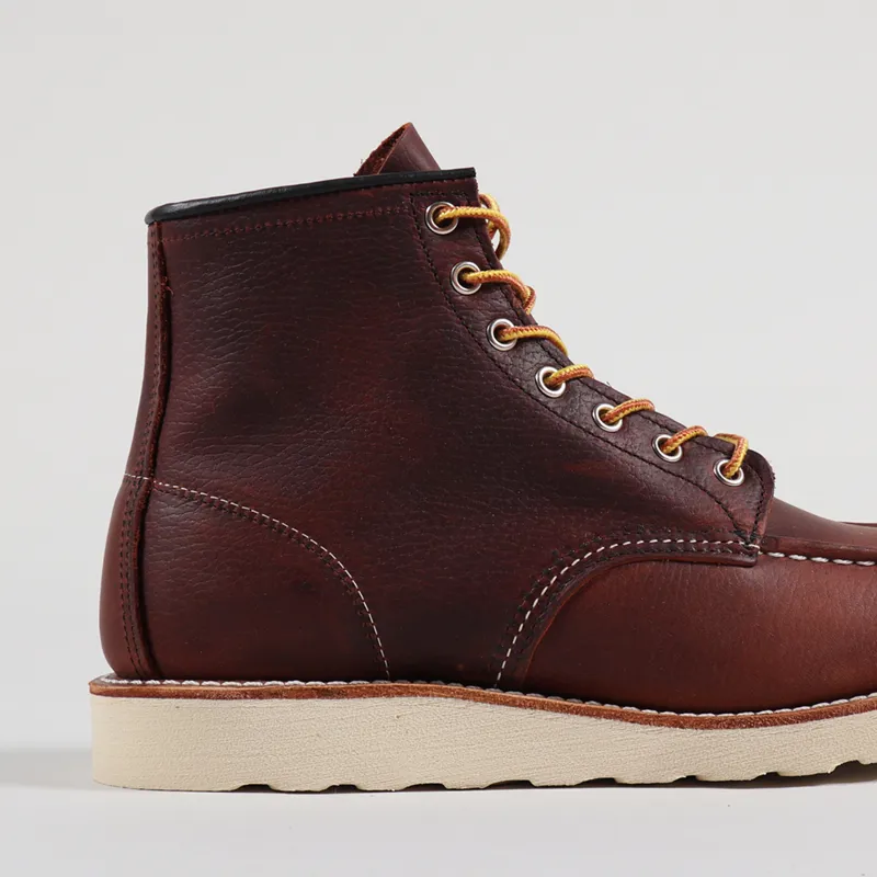Red Wing Classic Moc Toe Boots Brown-4