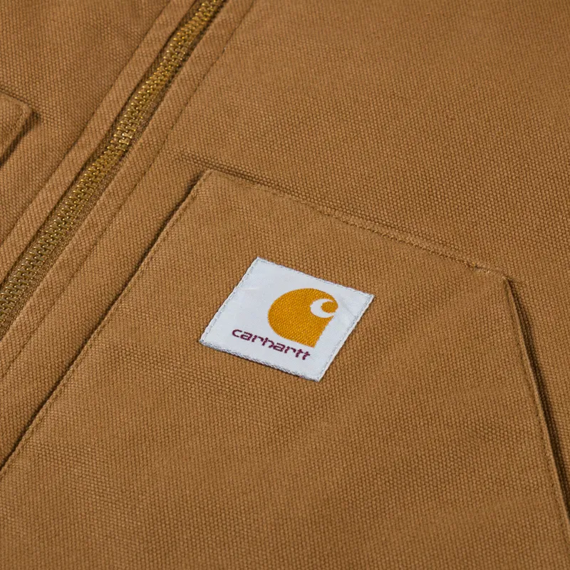 Carhartt WIP Classic Vest Heavy Stone Wash Hamilton Brown-2