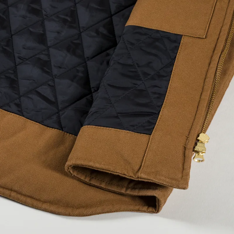 Carhartt WIP Classic Vest Heavy Stone Wash Hamilton Brown-4