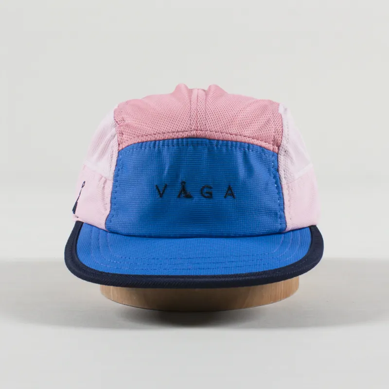 Vaga Logo Club Cap Postal Blue Pastel Pink Navy-2