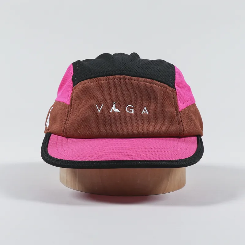 Vaga Logo Club Cap Brown Pink Black-2