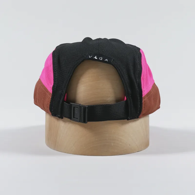 Vaga Logo Club Cap Brown Pink Black-3