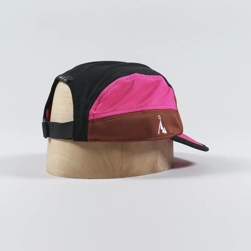 Vaga Logo Club Cap Brown Pink Black-1
