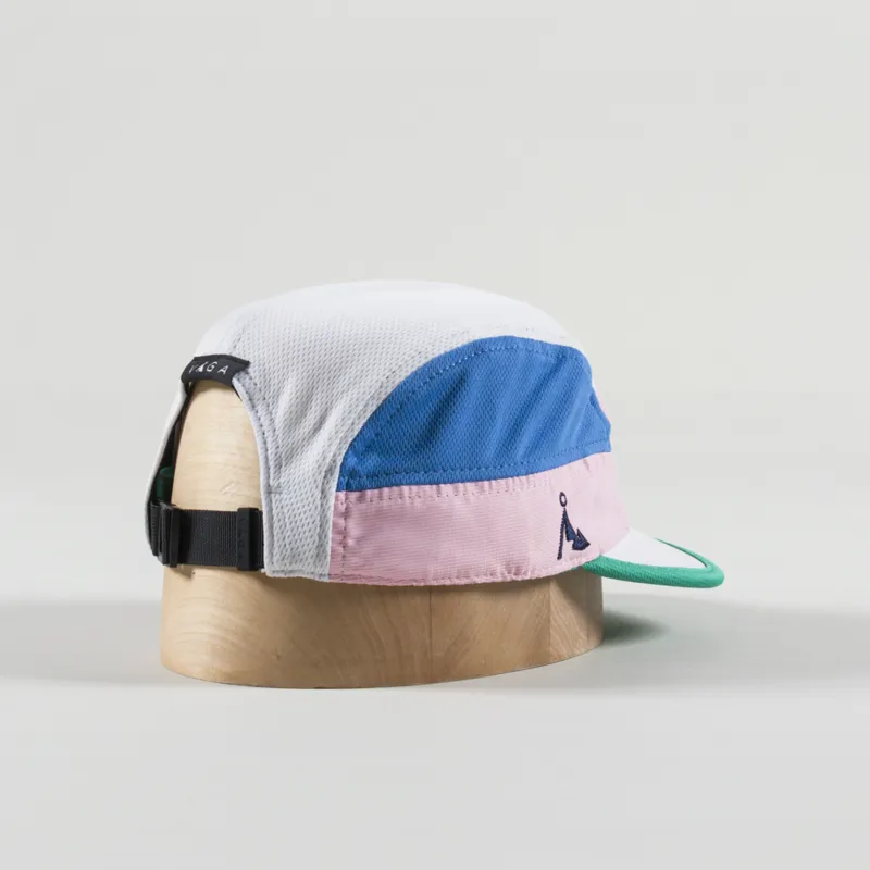 Vaga Logo Club Cap Ocean Green White Pale Pink Postal Blue-1