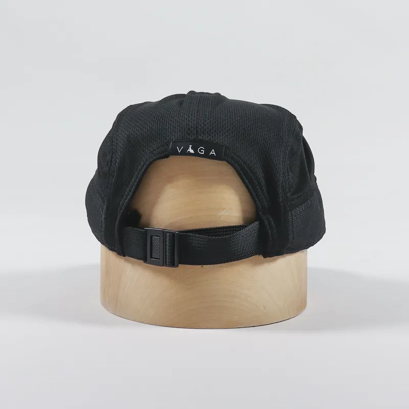 Vaga Running Logo Script Club Cap Storm Black Hat