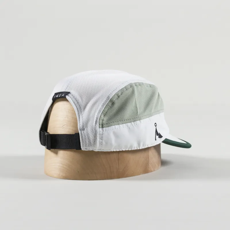 Vaga Logo Club Cap Chalk White Eucalyptus Green Neon Yellow Racing Green-1
