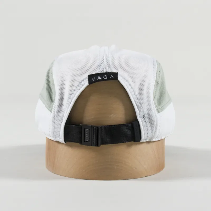 Vaga Logo Club Cap Chalk White Eucalyptus Green Neon Yellow Racing Green-3