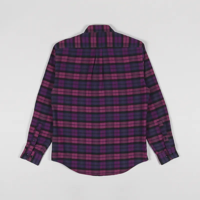 Portuguese Flannel Clubbing Shirt Purple-1