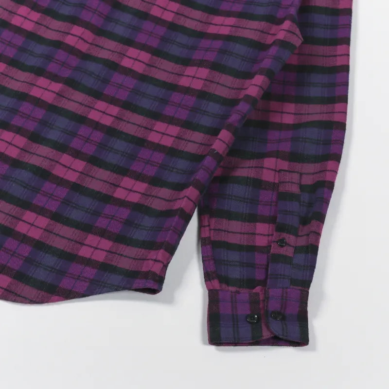 Portuguese Flannel Clubbing Shirt Purple-4
