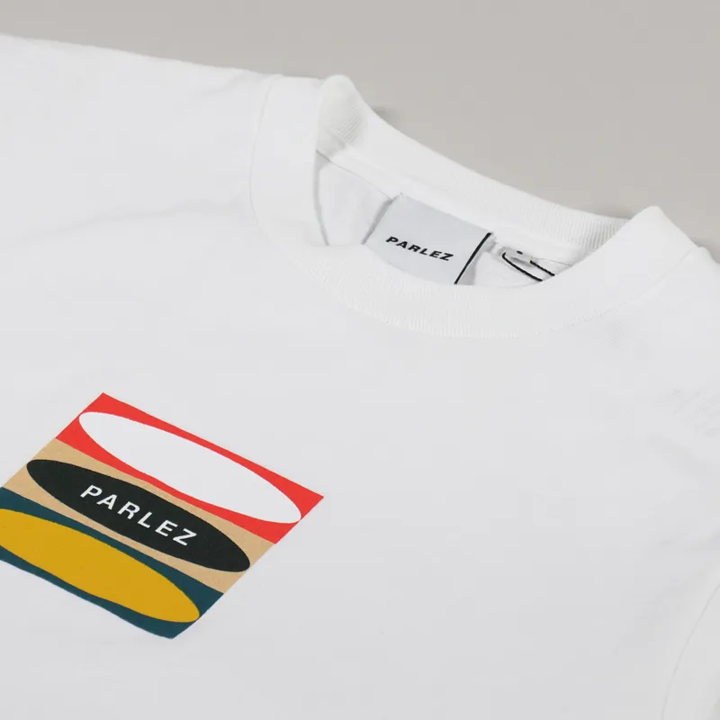 Parlez Cluff T Shirt White-3