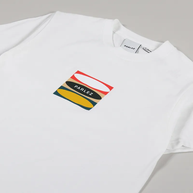 Parlez Cluff T Shirt White-1
