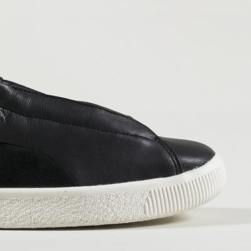 PUMA CLYDE LUXE black PUMA Shoes Clyde Luxe Leather Trainers Black Sneaker Size 8