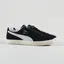 Puma Clyde Hairy Suede Shoes Black Ivory
