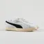 Puma Clyde Hairy Suede Shoes Sedate Grey Cashew