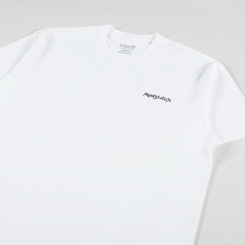 Polar Skate Co. Coming Out T Shirt White-2