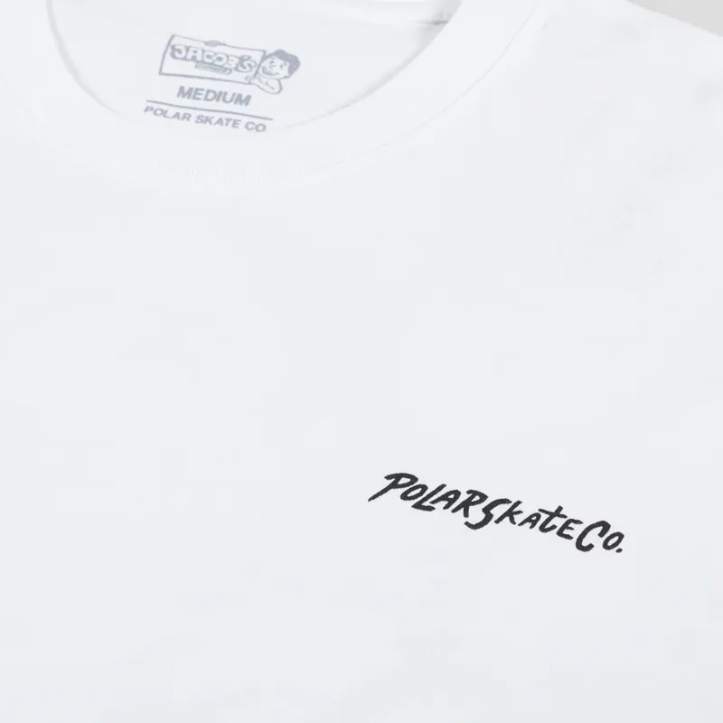 Polar Skate Co. Coming Out T Shirt White-3