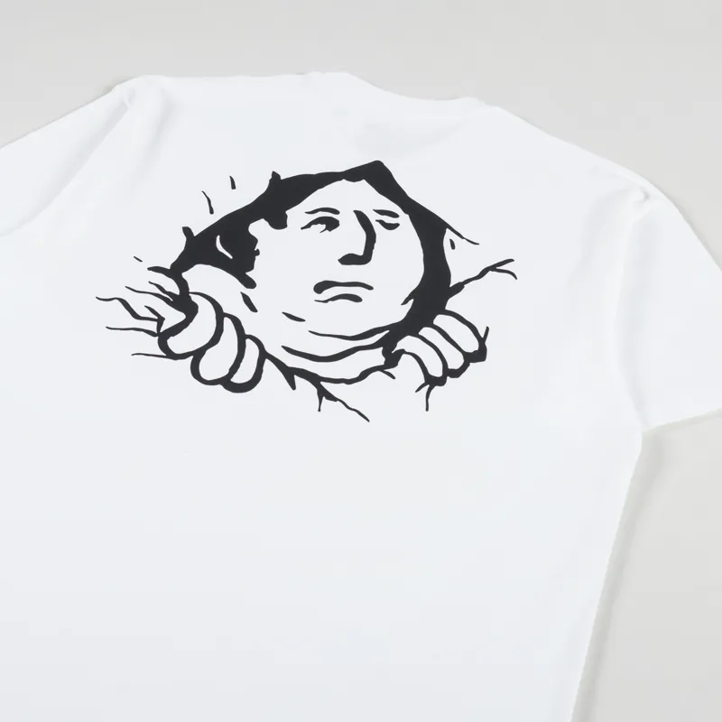 Polar Skate Co. Coming Out T Shirt White-4
