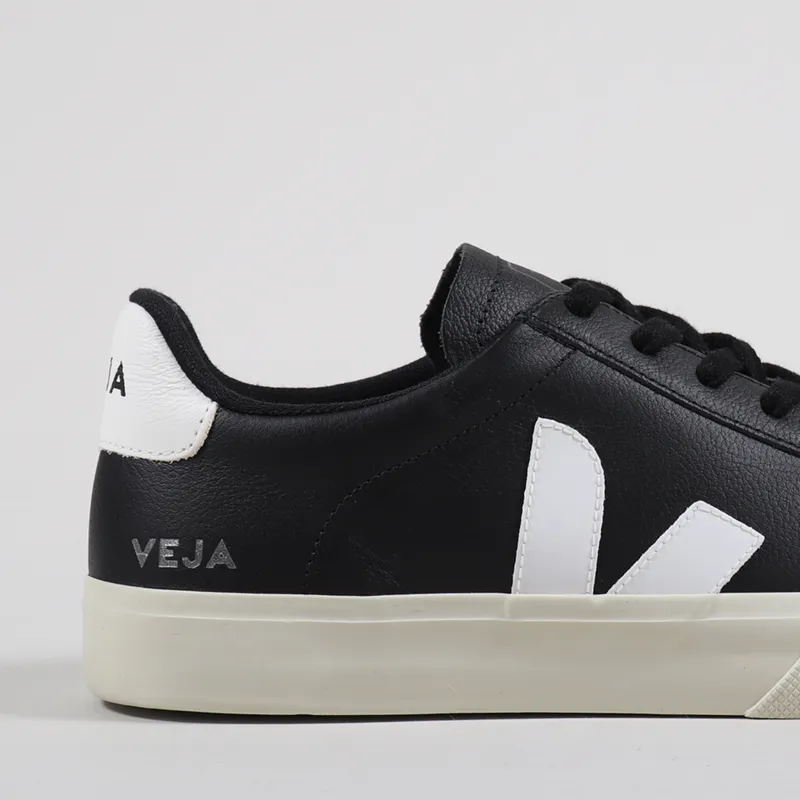 Veja Campo Chromefree Shoes Black White-5
