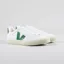 Veja Womens Campo CA Canvas Shoes White Emeraude