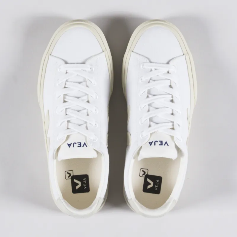 Veja Campo CA Canvas Shoes White Pierre-1
