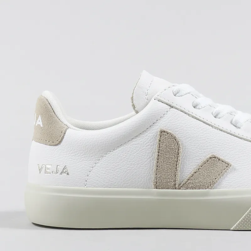 Veja Womens Campo Chromefree Shoes Extra White Almond